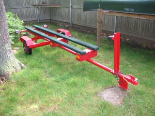 Bunkboards on Finished Trailer